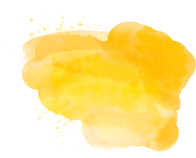 Yellow watercolor stains